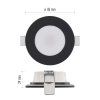 LED bodové svítidlo LORI 4,5W 345LM IP65 CCT černá
