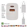 Univerzální USB adaptér GaN do sítě PD 45 W max.