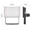 LED reflektor TAMBO, 10 W, 1000 lm, IP65, černý
