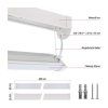 LED lineární svítidlo PANO 20W neutrální bílá