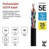 Datový kabel UTP 5E, outdoor, 305m