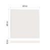 LED panel BAXXO 60×60, čtvercový přisazený bílý, 36W neutr. bílá