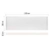 LED panel BAXXO 30×120, obdélníkový přisazený bílý, 36W, neutrální bílá UGR
