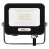 LED reflektor GLARO 10W, černý, IP65, 1000 lm, neutrální bílá