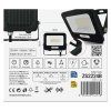 LED reflektor GLARO 20W, černý, IP65, 2000 lm, neutrální bílá