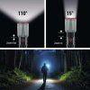 LED nabíjecí kovová svítilna 300 lm, 700 mAh