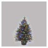 LED vánoční cherry řetěz – kuličky, 8 m, venkovní i vnitřní, multicolor, programy, časovač