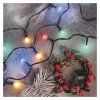 LED vánoční cherry řetěz – kuličky, 30 m, venkovní i vnitřní, multicolor, programy,časovač