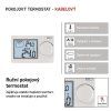 Pokojový manuální drátový termostat P5604