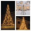 LED svítící stromek, 180 cm, venkovní i vnitřní, teplá bílá