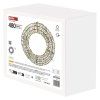 LED vánoční věnec – 480 LED, venkovní i vnitřní, teplá bílá