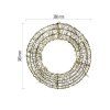 LED vánoční věnec – 480 LED, venkovní i vnitřní, teplá bílá