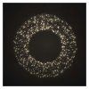 LED vánoční věnec – 480 LED, venkovní i vnitřní, teplá bílá