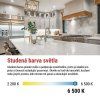 LED žárovka Classic JC / G9 / 4,3 W (48 W) / 600 lm / Studená bílá