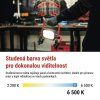 LED reflektor ACCO nabíjecí přenosný, 20W, studená bílá
