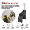Kabelová příchytka 10 mm, černá, 50 ks