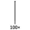 Stahovací páska 200×3,5 mm, černá, 100 ks