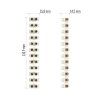 Šroubová svorkovnice 12× 4–6mm2, 450 V, bílá, 10 ks