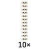 Šroubová svorkovnice 12× 6–10 mm2, 450 V, bílá, 10 ks