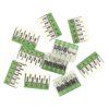 Páčková spojovací svorka 5× 0,2–4 mm2, 10 ks