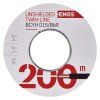 Dvojlinka nestíněná 2x0,15mm černo/rudá, 200m