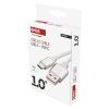 Nabíjecí a datový kabel USB-A 2.0 / USB-C 2.0, 1 m, bílý