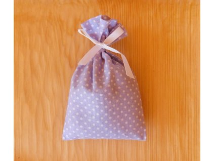 levandulový sáček puntíky