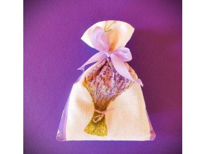 Levandulový sáček trsy levandulí