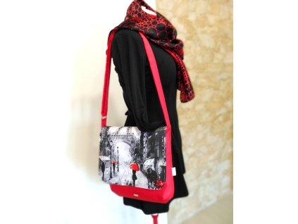 messenger taška paříž v dešti