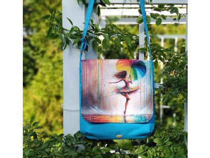 messenger taška tanec v dešti