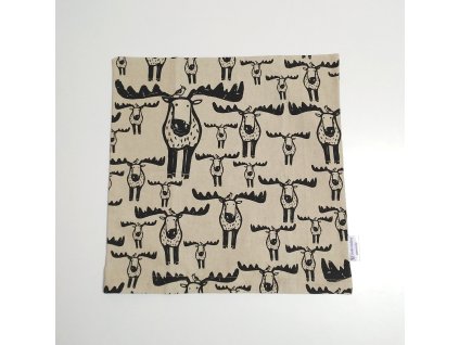 povlak na polštářek skandinávie- losi