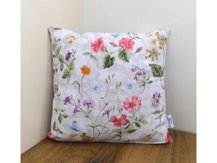 povlak na polštářek květiny
