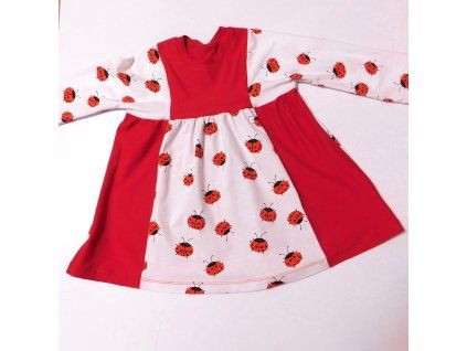 dívčí šaty berušky