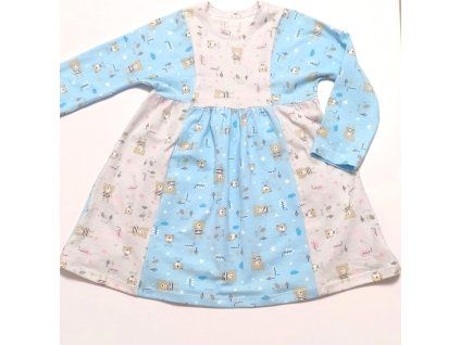 dívčí šaty medvídci