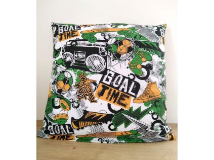 povlak na polštářek teenager na zelené