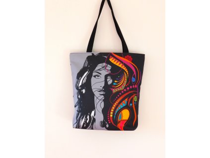 Taška přes rameno Tvář černobílá