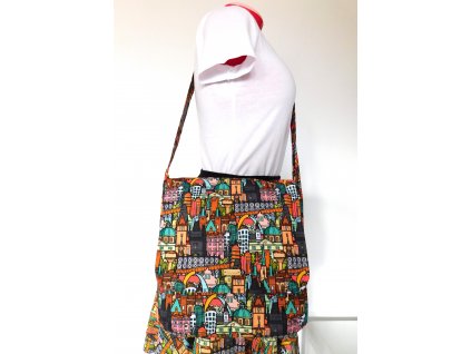 skládací taška messenger celovzorová Praha, česká republika