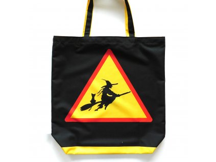 Nákupní taška pozor, čarodějnice