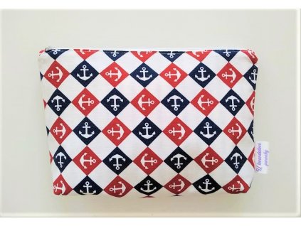Kosmetická taška námořní kotvy