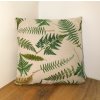 povlak na polštářek listy kapradí