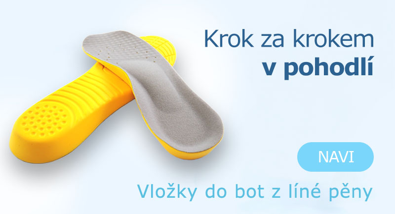 Navi vložky do bot z líné pěny