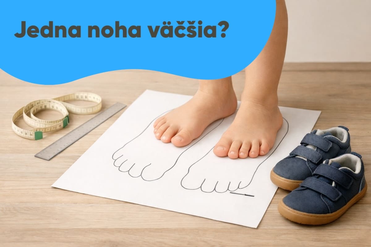 Jedna noha väčšia? Ako vybrať detské topánky bez stresu