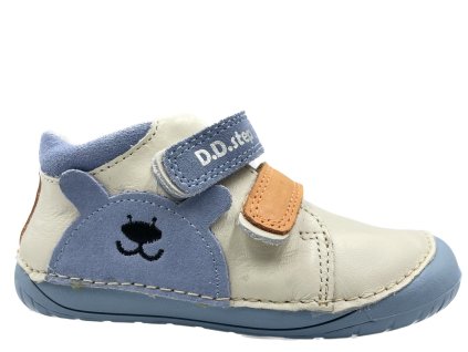 Detske kozene topanky DDSTEP S070 371 WHITE 5