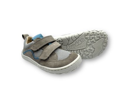FRODDO BAREFOOT BASE GREY DETSKE BAREFOOT TENISKY2