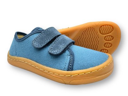 FRODDO BAREFOOT CANVAS DENIM g1700379 10 DETSKe TENISKY