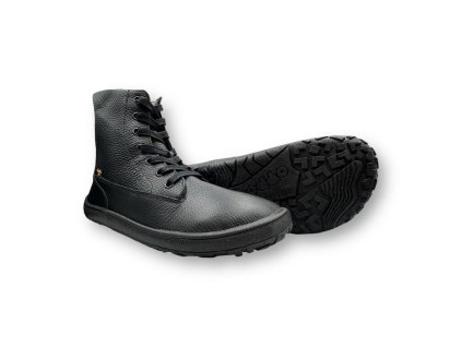 FRODDO BAREFOOT TEX LACES BLACK ZIMNE TOPANKY5