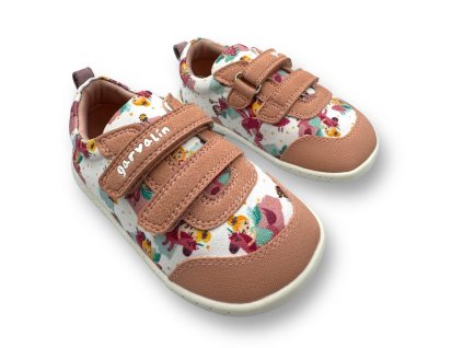 GARVALiN LONA ESTAMPADA BLANCO DETSKe BAREFOOT TENISKY2