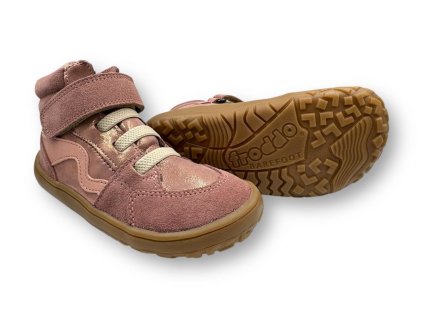 froddo barefoot tex go pink gold g3110265 6 detske barefoot topanky podrazka