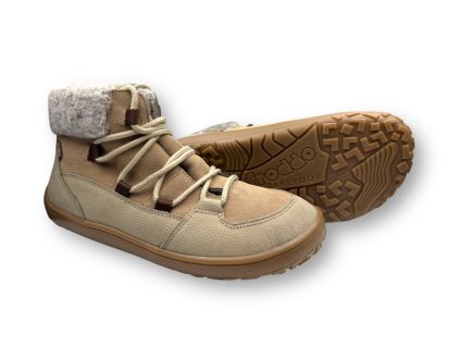 froddo up furry w tex taupe damske zimne barefoot topanky uliate 04 podrazka lifolit extra grip