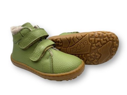 froddo winter furry olive detske zimne barefoot topanky uliate 03 podrazka lifolit extra grip